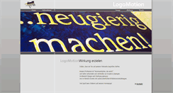 Desktop Screenshot of logomotion.de
